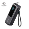Anker Power Bank 25000mAh 165W Ultra-Fast Portable Charger with Built-In and Retractable USB C Cables A1695 - Black with CCC
