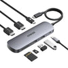 Anker Nano USB-C Hub, 8-in-1 Dual Display, 4K 60Hz 85W Power Delivery A210B - Silver