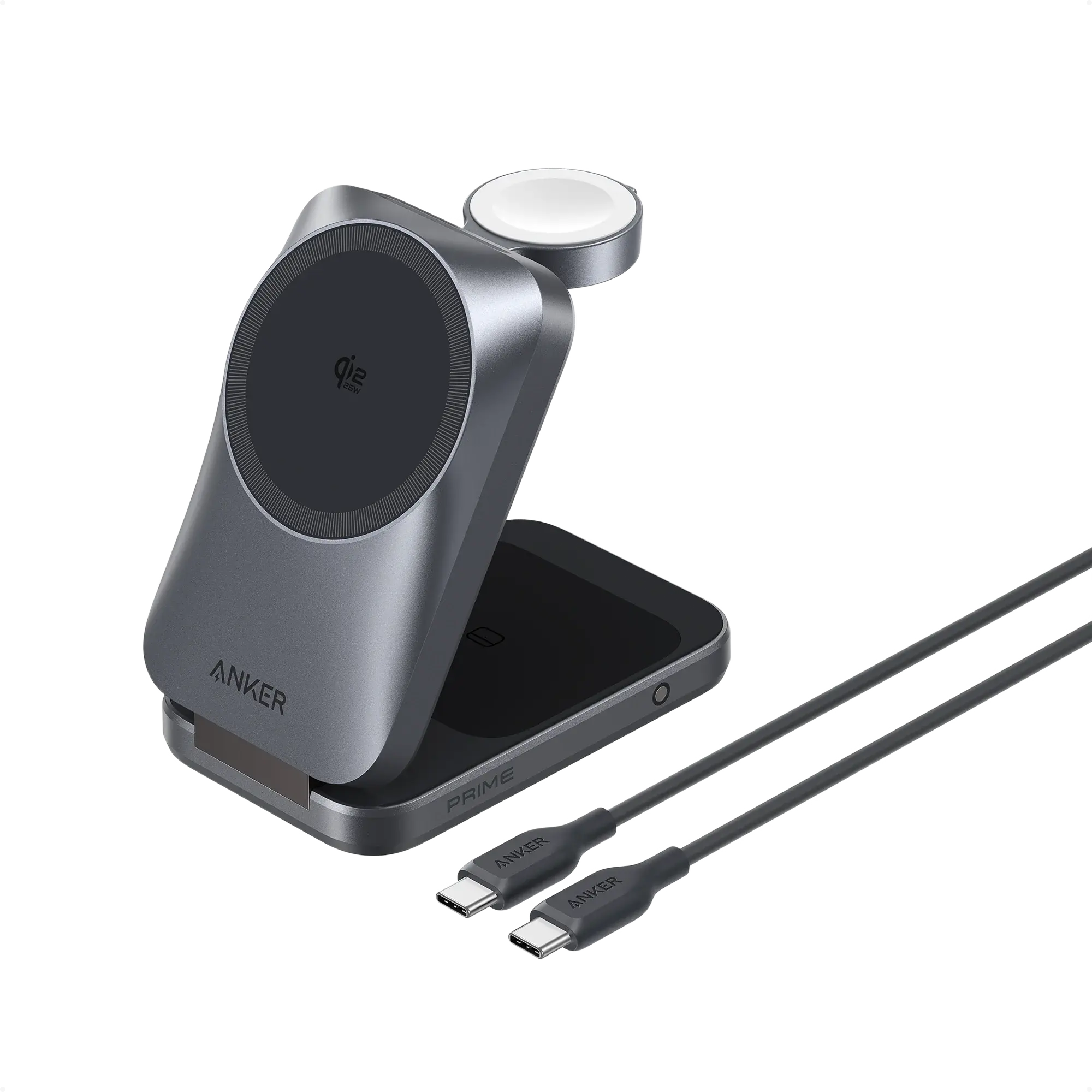 Anker Prime 3-in-1 Wireless Charger Station 25W Qi2.2 AirCool B25N1
