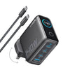 Anker Charger 140W, 4-Port Foldable PD 3.1 USB-C GaN Charger B2697 (with Cable) - Black