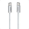 Anker Zolo USB C to USB C 240W Braided Fast Charging Cable A8060 - White