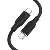 Anker 643 PowerLine III Flow USB C to USB C SilicaGel 3ft/0.9m 100W Cable A8552 - Black