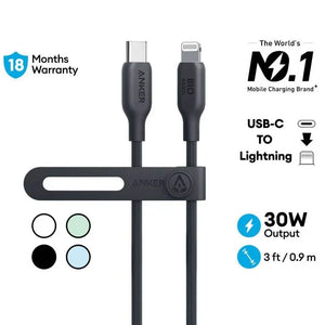 542 30W USB C to Lightning Cable 3ft MFi Cable A80B1 - Anker Singapore