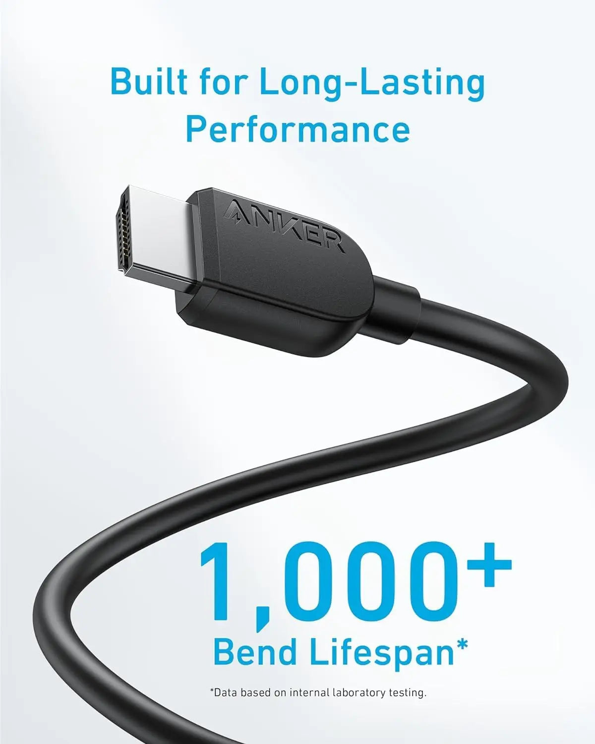 Anker HDMI Adapter Cable 8K 60Hz 3ft 6ft HDMI To HDMI Cord Anker Hdmi Adapter Cable 8k 60hz 3ft 6ft Hdmi To Hdmi Cord