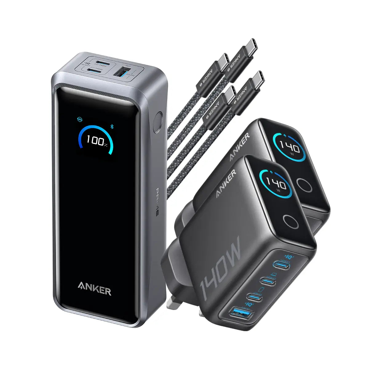 Anker Prime Power Bank 26250mAh 3-Port 300W Laptop Portable Charger A110A Tech House