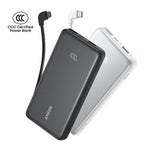 Anker Zolo Powerbank 10000mAh 22.5W Fast Charging Power Bank with Built-in USB-C Cable A110D Tech House