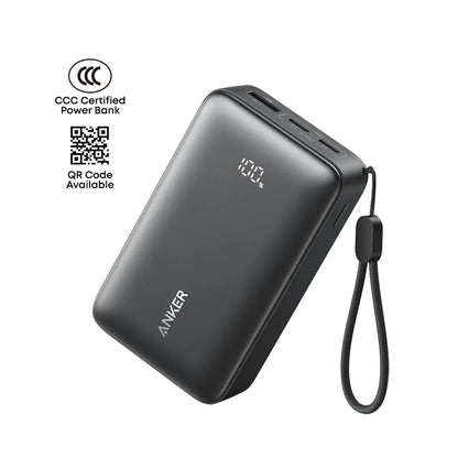 Anker Zolo Power Bank 10000mAh 30W Fast Charging Compact Portable Charger A110J Tech House