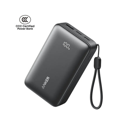 3C Power Bank Anker Zolo Powerbank CCC 10000mAh 30W Fast Charging Compact Portable Charger Flight Approved A110J ---