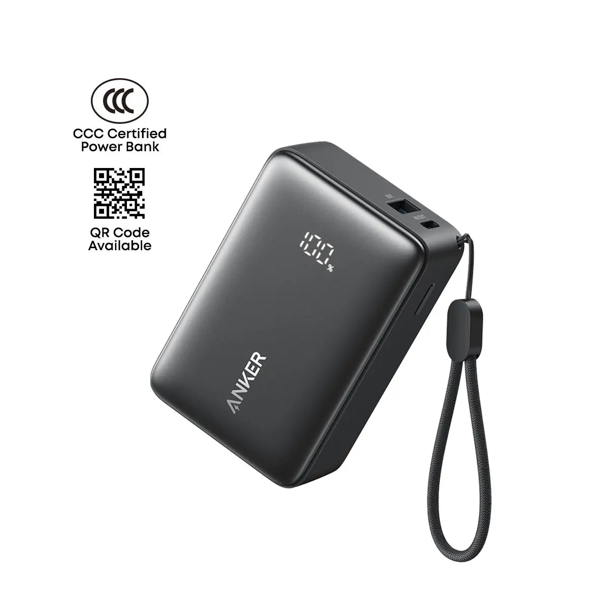 Anker Zolo Power Bank 5000mAh 15W Fast Charging Compact Portable Charger A110K Tech House
