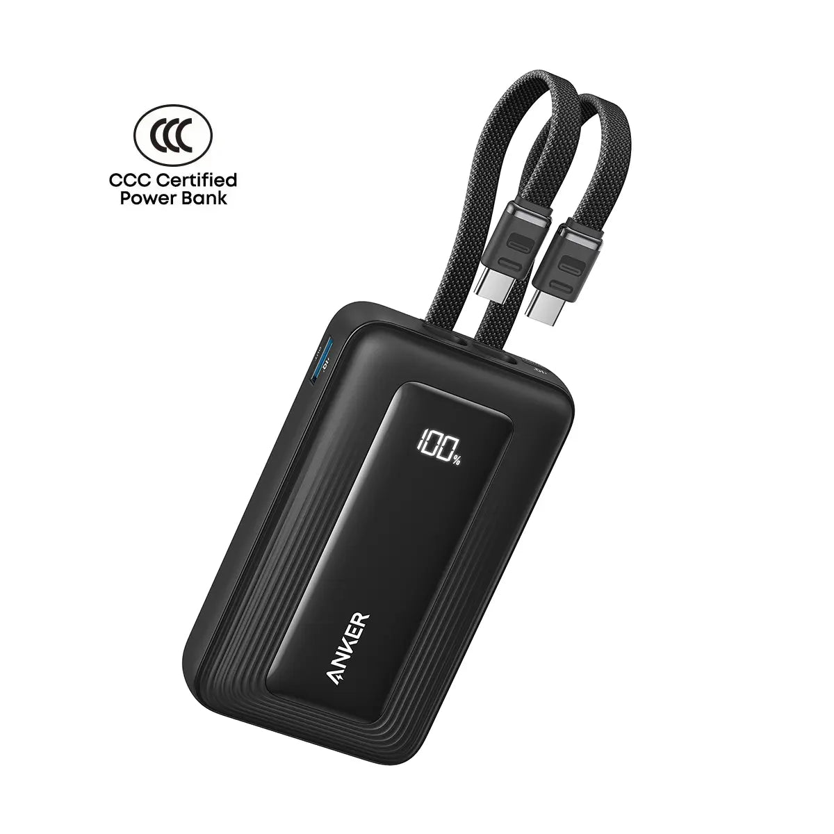 Anker Zolo Power Bank 10000mAh 35W with Built-in Dual USB-C Cables A110L Tech House