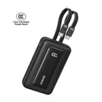 3C Power Bank Anker Zolo Powerbank CCC 20000mAh 45W Fast Charging Built-in Dual USB C Cable Portable Charger A110M ---
