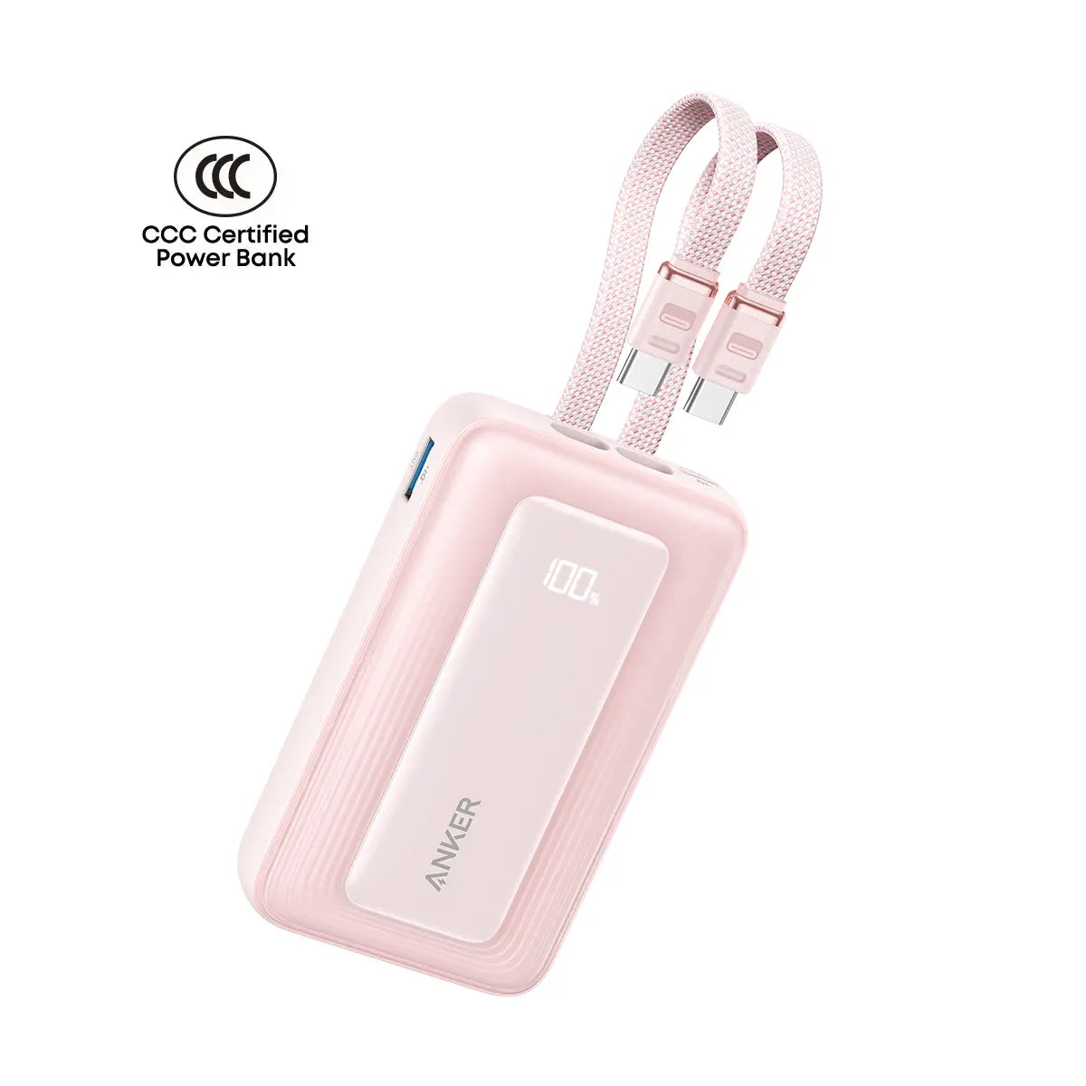 Anker Zolo Power Bank 20000mAh 45W Fast Charging Built-in Dual USB C Cable A110M Tech House