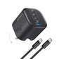 Anker Zolo Charger 70W Fast Charging 4-Port GaN USB C Compact Foldable Charger A121C Tech House
