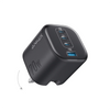 Anker Zolo Charger 70W Fast Charging 4-Port GaN USB C Compact Foldable Charger A121C - Black