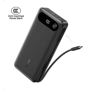 Anker Power Bank 20000mAh 87W Portable Charger with Built-in USB-C Cable A1383 Anker Singapore