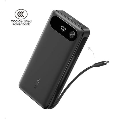 Anker Power Bank 20000mAh 87W Portable Charger with Built-in USB-C Cable A1383 Anker Singapore
