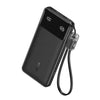 Anker Power Bank Powercore 10000mAh 22.5W Portable Charger with USB C Lanyard Cable A1388 - Black