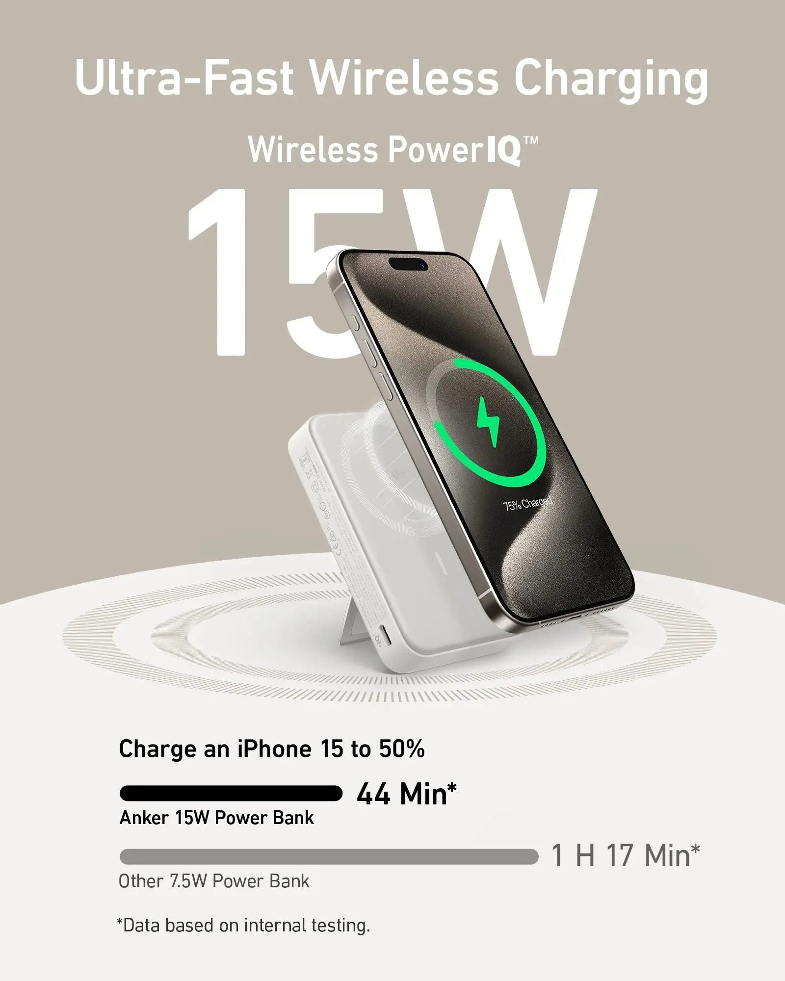 Anker Maggo 10K Power bank, Qi2 Certified 15W Ultra Fast Charging Charger A1654 Tech House