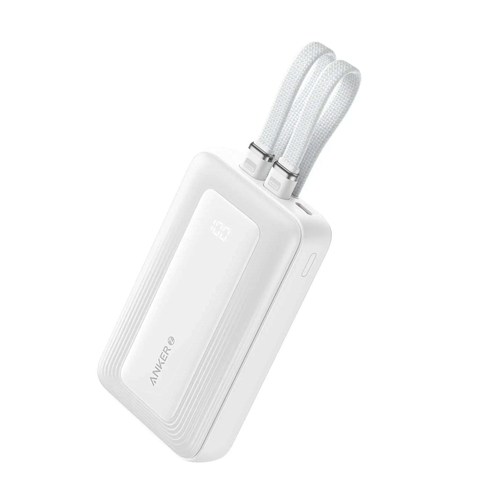Anker Zolo Power Bank 10000mAh 30W with Built-in USB-C and Lightning Cables A1680 Tech House
