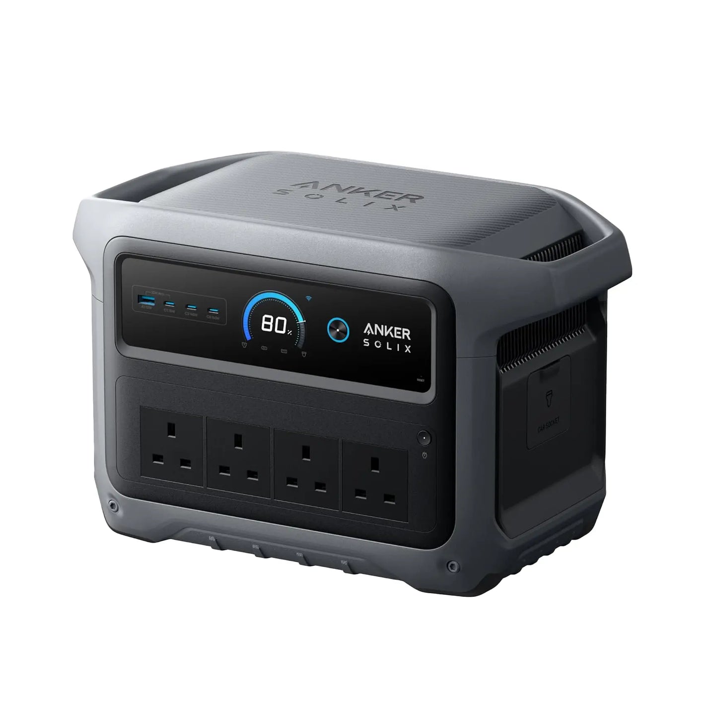 Anker SOLIX C1000 Gen 2 Portable Power Bank Station - 1024Wh | 2000W (Peak 3000W) 9-Port Generator A1763 Tech House