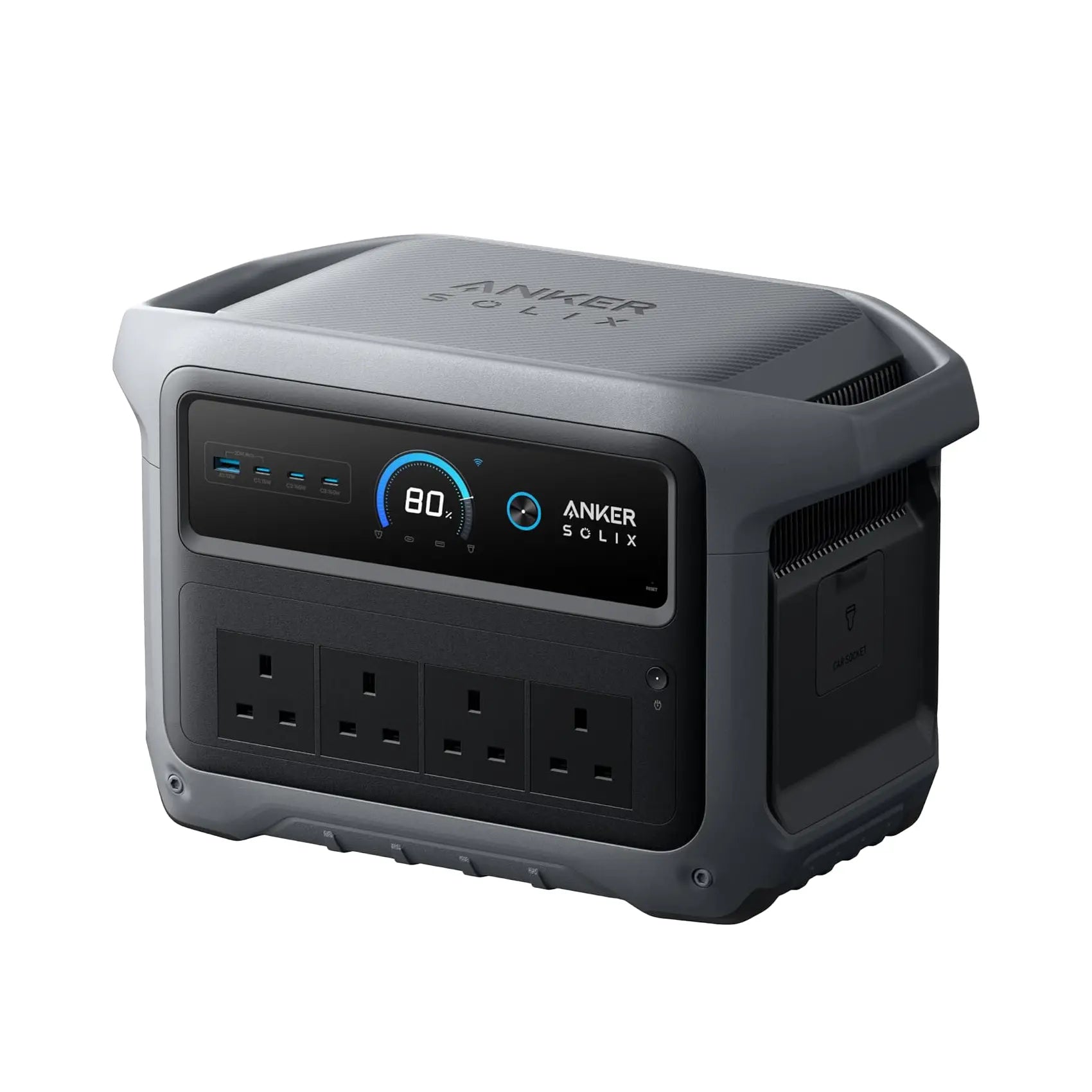 Anker SOLIX C1000 Gen 2 Portable Power Bank Station - 1024Wh | 2000W (Peak 3000W) 9-Port Generator A1763 Tech House