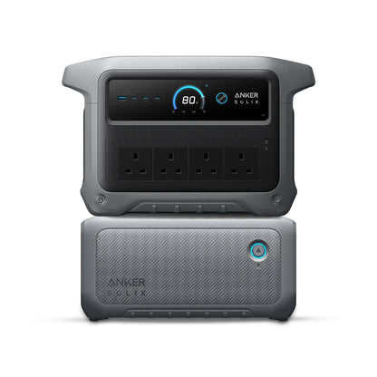 Anker SOLIX C2000 Gen 2 Portable Power Bank Station - 2048Wh | 2400W (Peak 4000W) 9-Port Generator A1783 Tech House