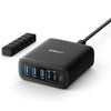 Anker Charger 112W 6 Ports USB C Charger SG 3 Pin Plug USB Charger A2154 - Black