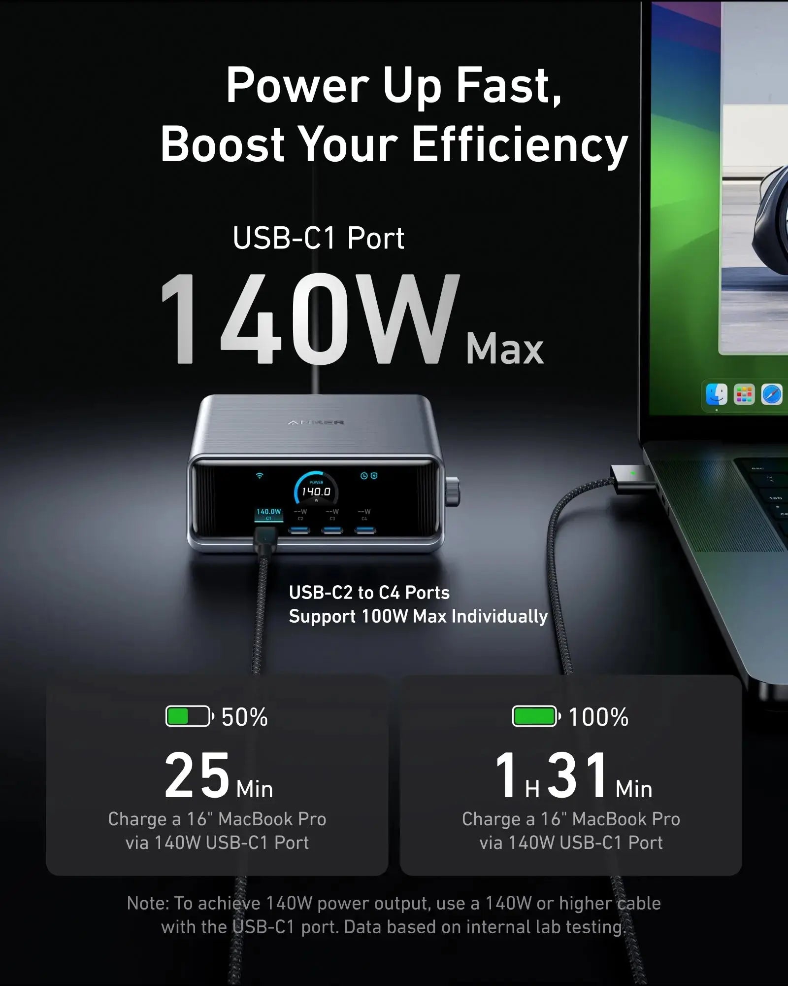 分配器・切替器 Anker Prime Charger (250W, 6 Ports, GaN) Anker Prime Charger (250W, 6 Ports, GaN) | USB PD 充電器の製品情報