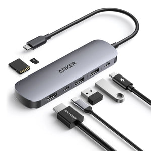 Anker USB C Hub, 7-in-1 Multi-Port USB Adapter for Laptops A83D2 Anker Singapore