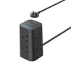 Anker Tower Extension Cord 12-in-1 Power Strip 20W Extension Plug A9185 - Black