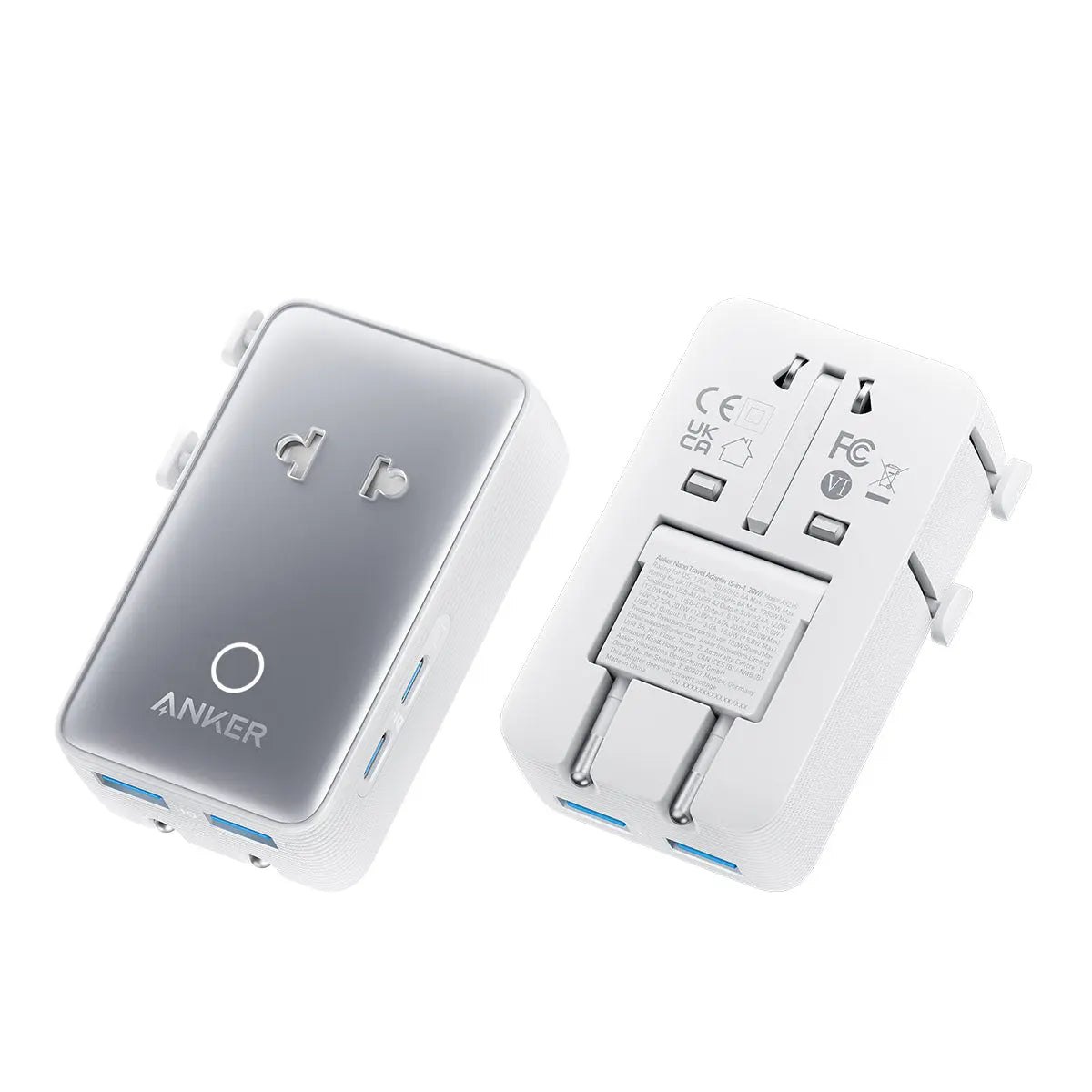 Anker Nano 5-in-1 Travel Adapter 20W USB Charger International Travel Charger A9215 Tech House