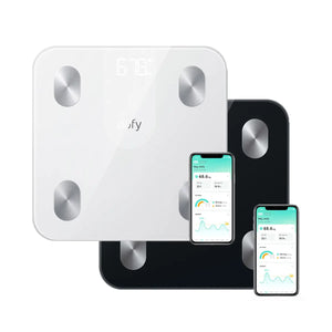 Anker Eufy Smart Scale A1, Compact Digital Bathroom Scale with Wi-Fi Bluetooth, 12 Measurements T9120 Tech House