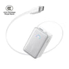 Anker Nano Power Bank 10000mAh 45W with Built-In Retractable USB-C Cable A1638 - White (with CCC)