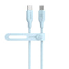 Anker 544 PowerLine USB C to USB C Cable Fast Charging 100W 3ft Cable A80F1 - Blue