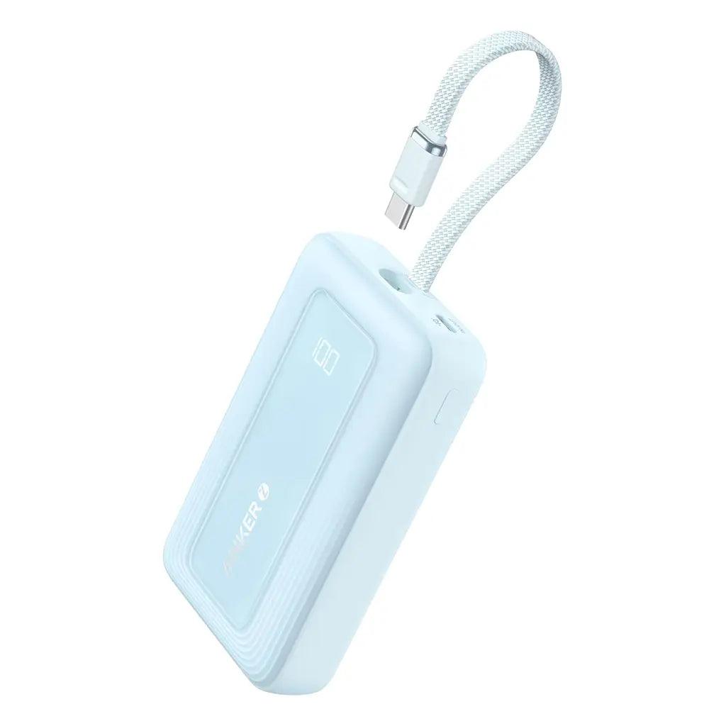 Anker Zolo Powerbank 20000mAh 30W Power Bank Portable Charger with Built-in USB C Cable A1689 Anker Singapore