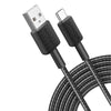 Anker 322 PowerLine USB A to USB C Fast Charging 10ft/3m Cable A81H7 - Black