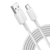 Anker 322 PowerLine USB A to USB C Fast Charging 10ft/3m Cable A81H7 - White