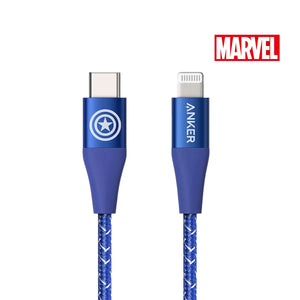 Marvel PowerLine+ II USB-C to Lightning Cable 3ft A9548 Tech House