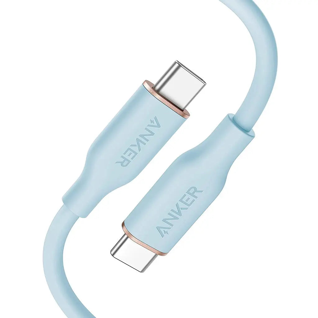 643(COLORS)PowerLine III Flow USB-C to USB-C SilicaGel Cable 3ft/0.9m 100W A8552 - Anker Singapore