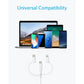 Powerline II 3-in-1 USB Cable 3ft ( IP Cable / Type C / Micro ) - Anker Singapore