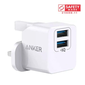 PowerPort Mini Dual Port USB Plug Charger A2620 - Anker Singapore