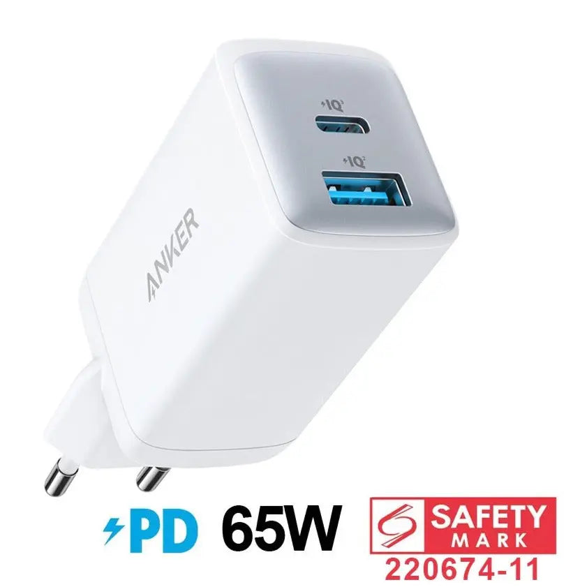 Powerport 725 USB C Charger 65W, Travel Wall Charger A2325 - Anker Singapore