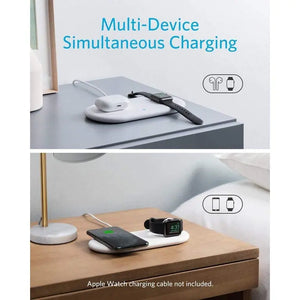 PowerWave Pad With Watch Holder Wireless Charger A2570 - Anker Singapore