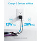 Powerport 323 USB C Charger (33W, US 2pin), 2 Port Compact Charger - Anker Singapore