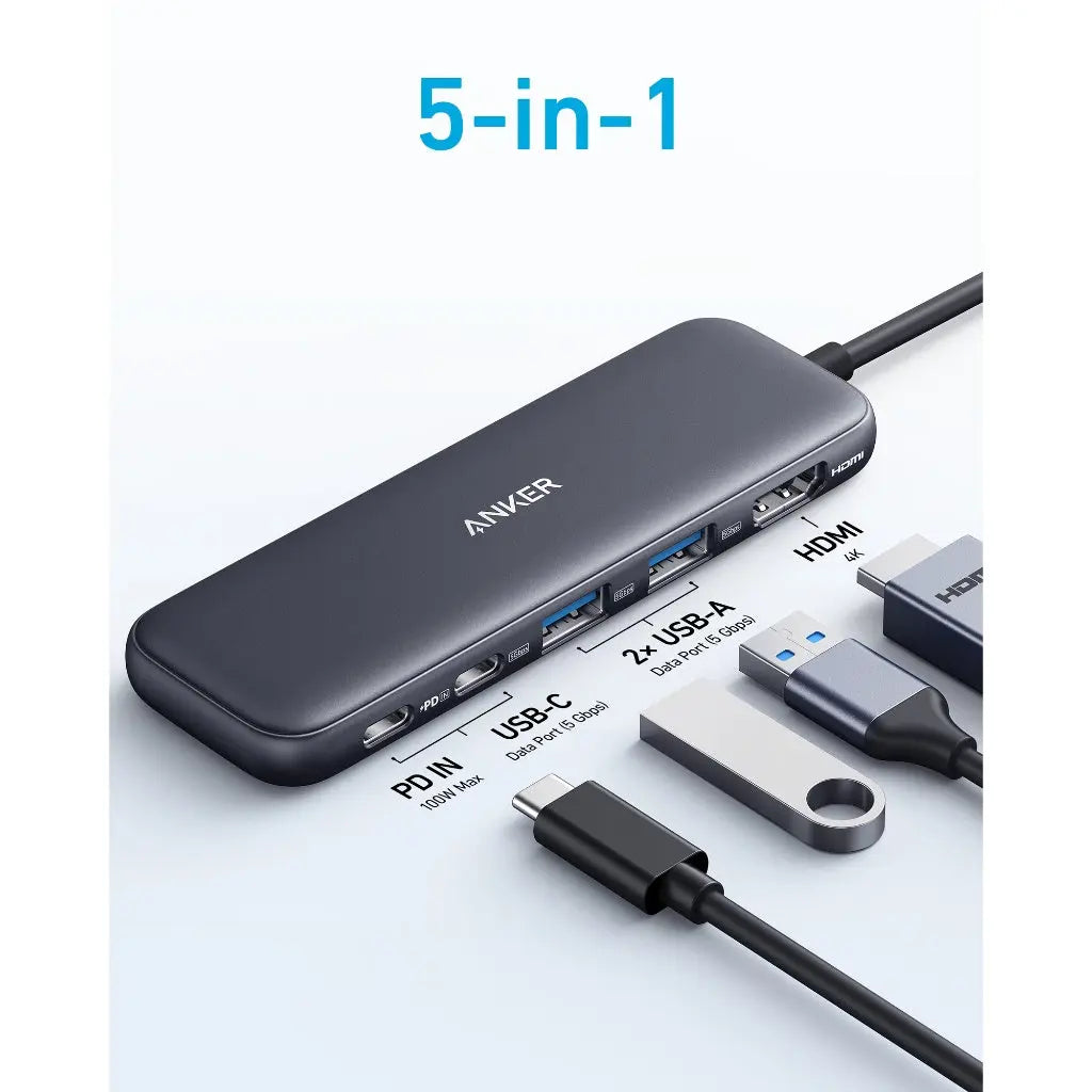 332 PowerExpand+ 5-in-1 USB-C Hub A8355 - Anker Singapore