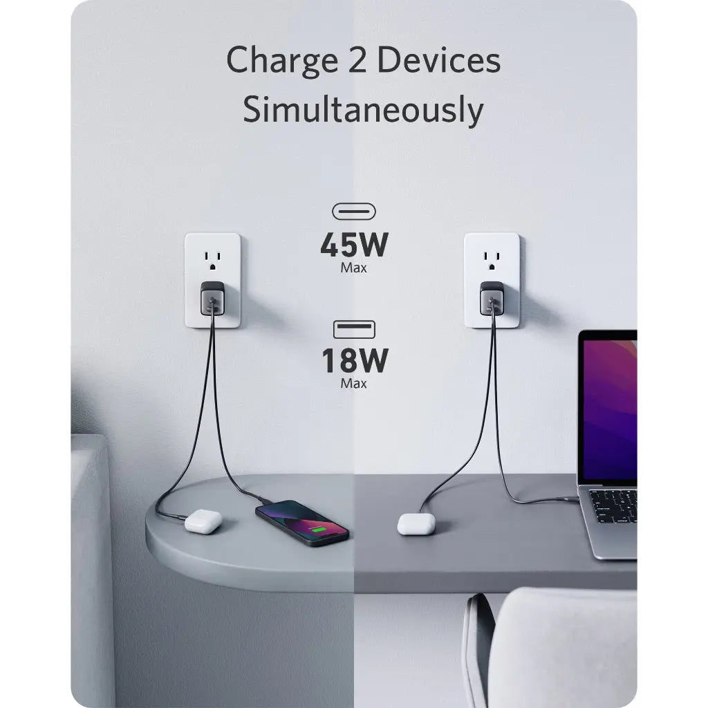 725 USB C Charger 65W,  Travel Wall Charger - Anker Singapore