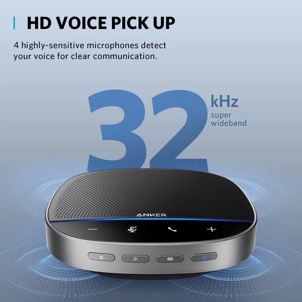 Anker PowerConf S500 Haut-Parleur USB-C Bluetooth Certifié Zoom Anker PowerConf S500 Haut-Parleur USB-C Bluetooth Certifié Zoom