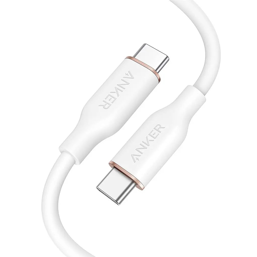 643 PowerLine III Flow USB-C to USB-C Silica Gel Cable 3ft/0.9m 100W A8552 - Anker Singapore