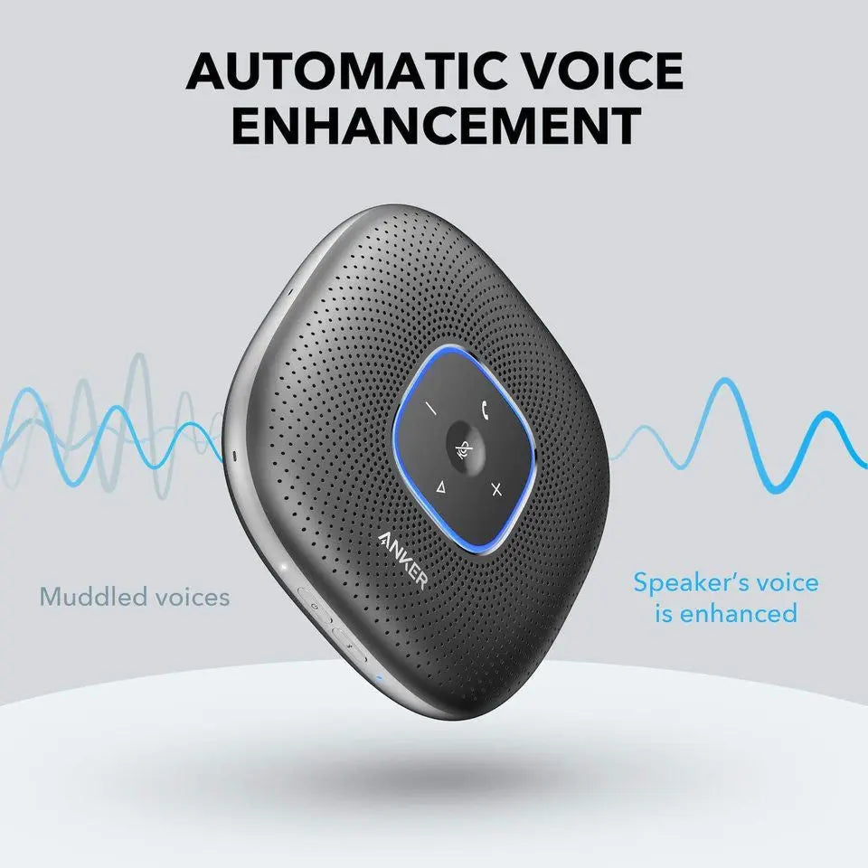PowerConf Bluetooth Speakerphone with 6Microphones A3301 - Anker