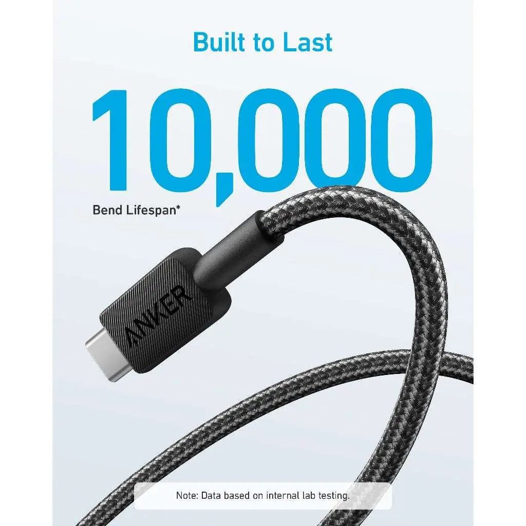 322 PowerLine USB A to USB C 3ft/0.9m Cable A81H5 - Anker Singapore